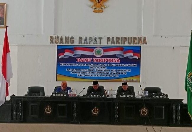 Berikut Rekomendasi DPRD Hasil Pembahasan LKPJ Bupati Konawe