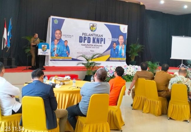 Hadiri Pelantikan DPD KNPI Konawe, Begini Pesan Sekda