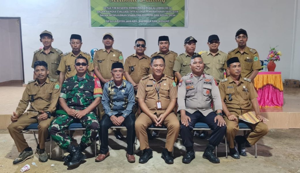 Tim Penilai Lomba Desa Kunjungi Desa Labotoy Jaya