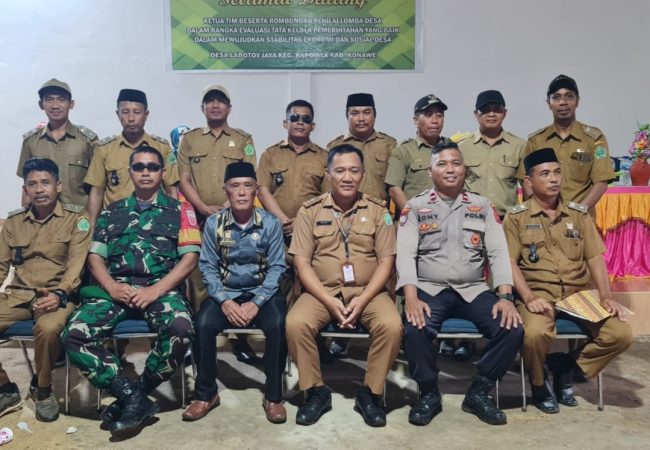 Tim Penilai Lomba Desa Kunjungi Desa Labotoy Jaya