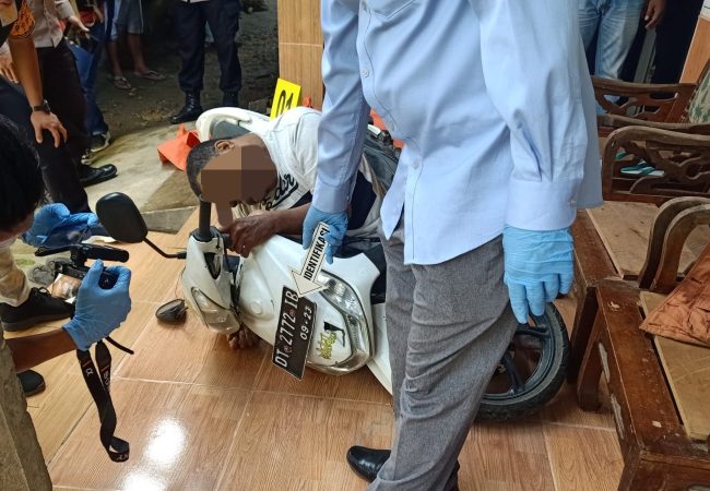 Pria Paruh Baya di Konsel Ditemukan Meninggal Dunia Diatas Motornya