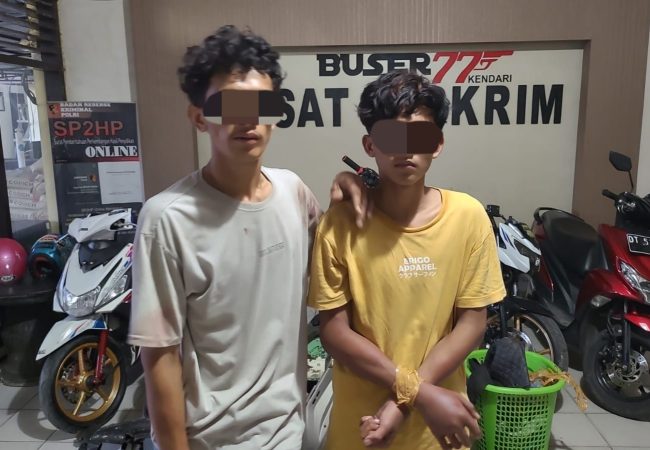 Satreskrim Polresta Kendari Tangkap Kawanan Begal yang Beroperasi Sejak Setahun Terakhir