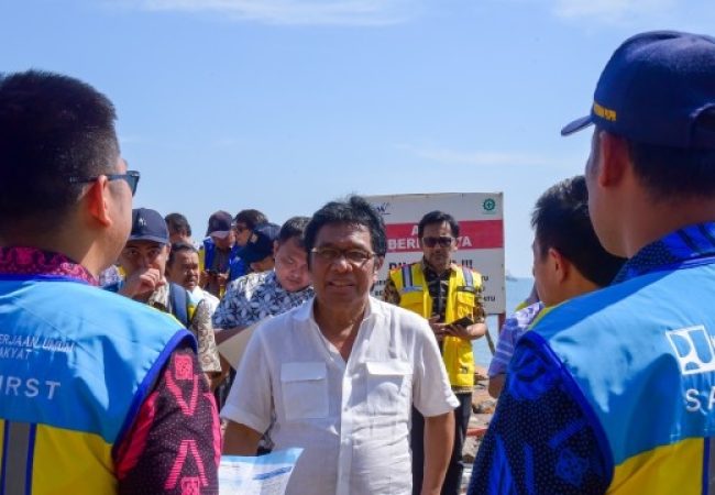 Pimpin Kunker Komisi V DPR RI, Ridwan Bae Apresiasi Pembangunan Pengaman Pantai di KEK Tanjung Lesung
