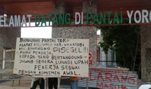 Para Pekerja Pantai Yoro ke PT Bahana Prima: Kami Ditipu