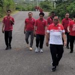 Semarak HUT Kemenkumham ke 78, Imigrasi Baubau Gelar Jalan Sehat