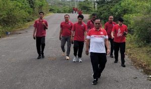 Semarak HUT Kemenkumham ke 78, Imigrasi Baubau Gelar Jalan Sehat