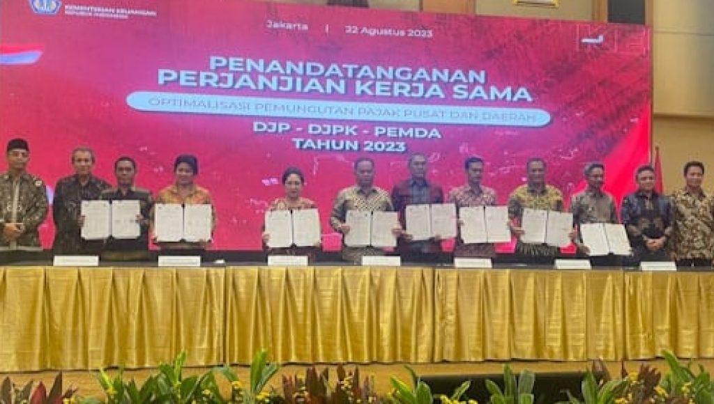 Pemda Konawe Hadiri Penandatanganan PKS Optimalisasi Pajak