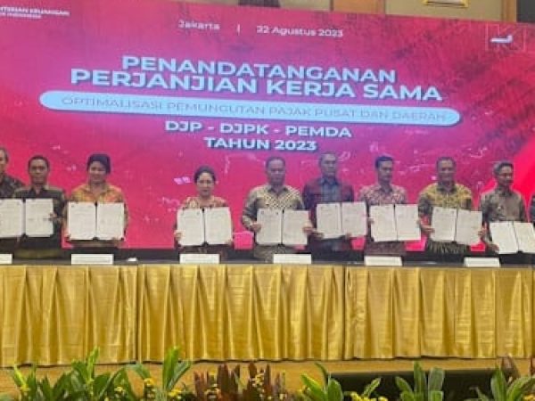 Pemda Konawe Hadiri Penandatanganan PKS Optimalisasi Pajak