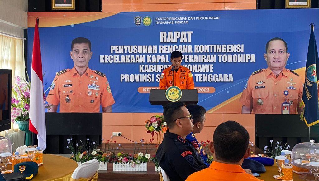 Penyusunan Rencana Kontingensi Kecelakaan Diadakan Basarnas Kendari
