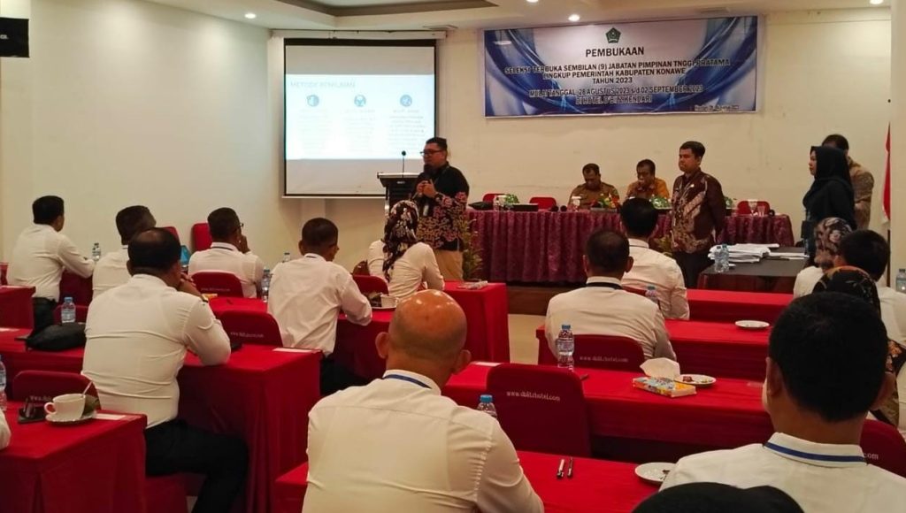 Puluhan ASN Eselon II di Konawe Ikuti Seleksi JPT