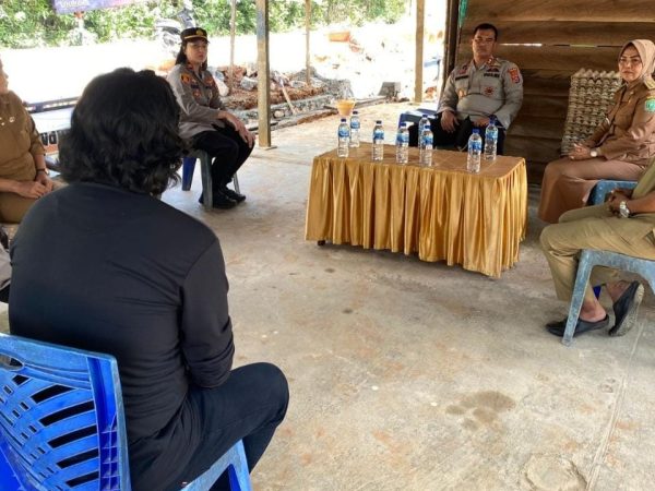 Kapolres Konawe Kunjungi Anak Penderita Stunting
