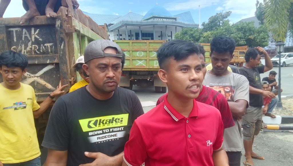 Demo di DPRD Sultra, IKA Persut Konawe Minta Perlakuan Adil dalam Retase Muatan