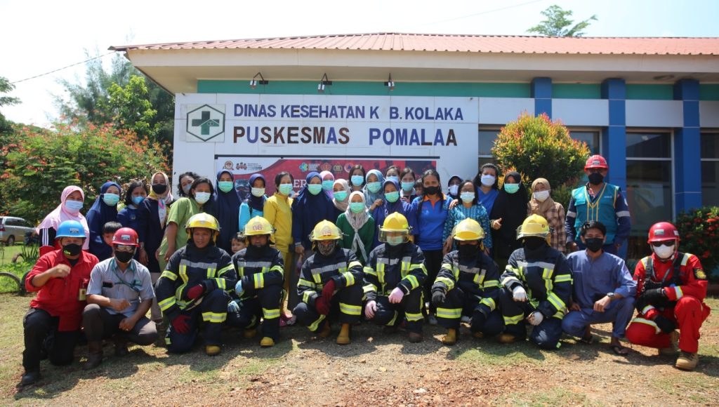 ANTAM Konsisten Bantu Pemadaman Kebakaran Lahan dan Rumah Warga Saat Musim Kemarau