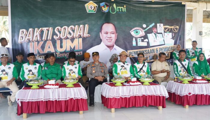 Peduli Masyarakat, IKA UMI Sultra Bagikan Kaca Mata Gartis di Kolaka Timur