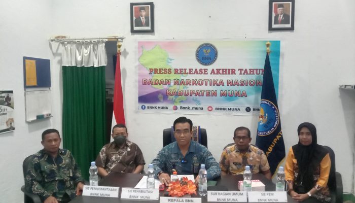 Ini Capaian Kinerja BNNK Muna Sepanjang 2023