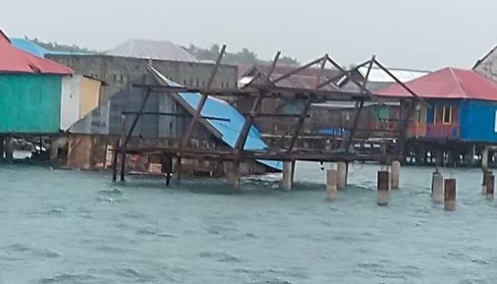 Cuaca Buruk, Sejumlah Rumah Warga di Wakatobi Rusak Diterjang Angin Kencang