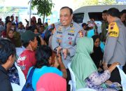As-SDM Kapolri Sambangi Warga Korban Banjir Demak