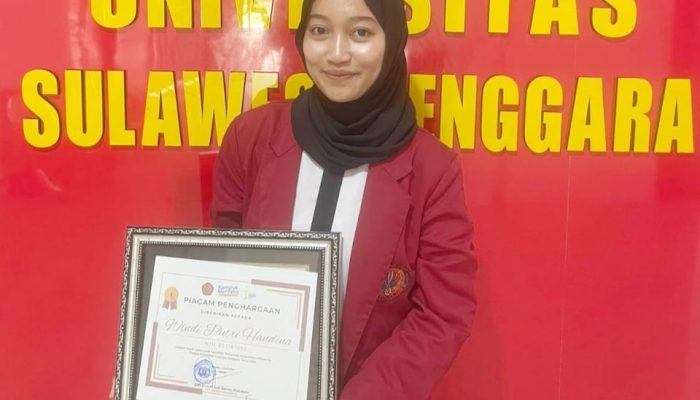 Sosok Windi Putri Asal Bombana Raih Duta Mapres Unsultra 2024