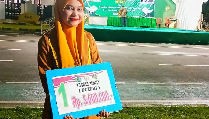 Sosok Mahasiswi Muna Barat Raih Juara Satu Lomba Tilawah Pada Ajang MTQ Ke-37 Tingkat Kabupaten Konawe 2024