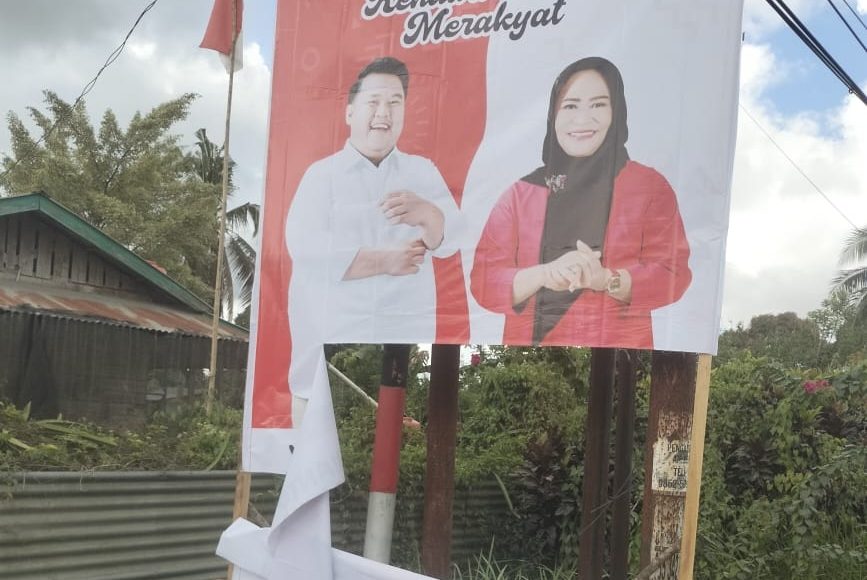 Aksi Perusakan Baliho dan Banner Yudhi-Nirna Tak Surutkan Semangat Perjuangan untuk Kendari Maju, Aman, dan Bersih
