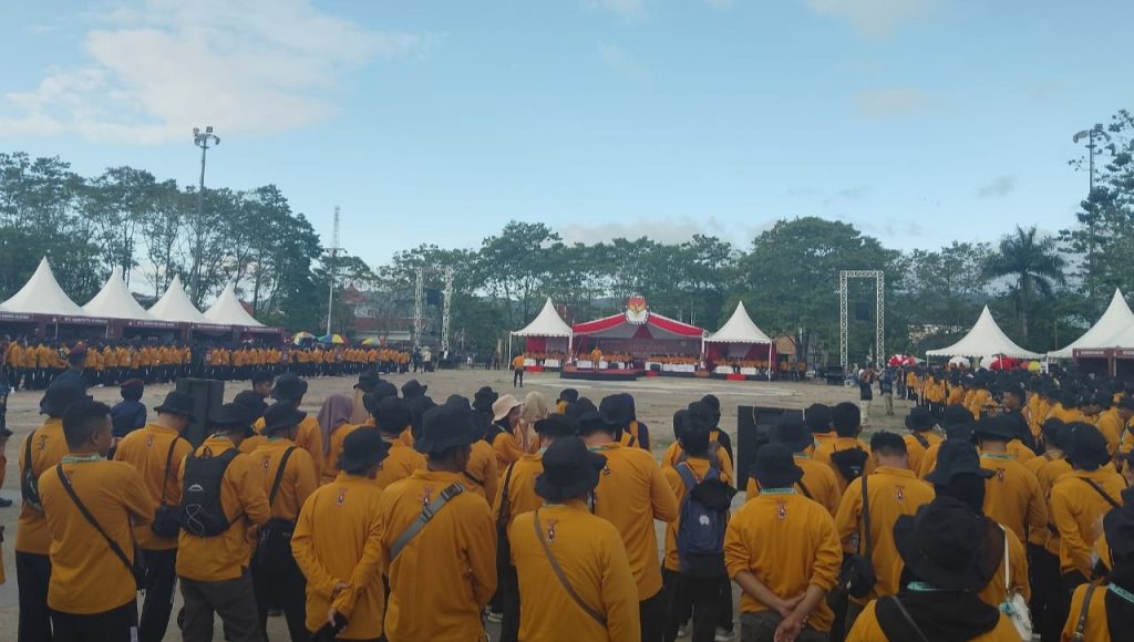 KPU Sultra Adakan Apel Siaga Kesiapan Penyelengara Pilkada