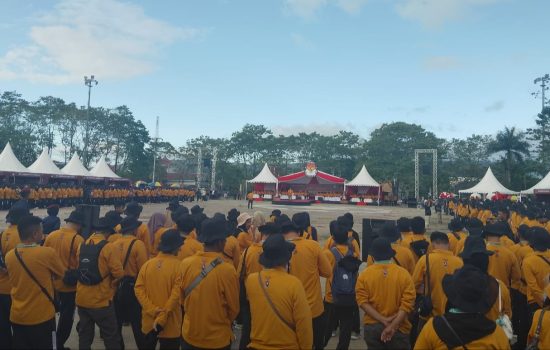 KPU Sultra Adakan Apel Siaga Kesiapan Penyelengara Pilkada