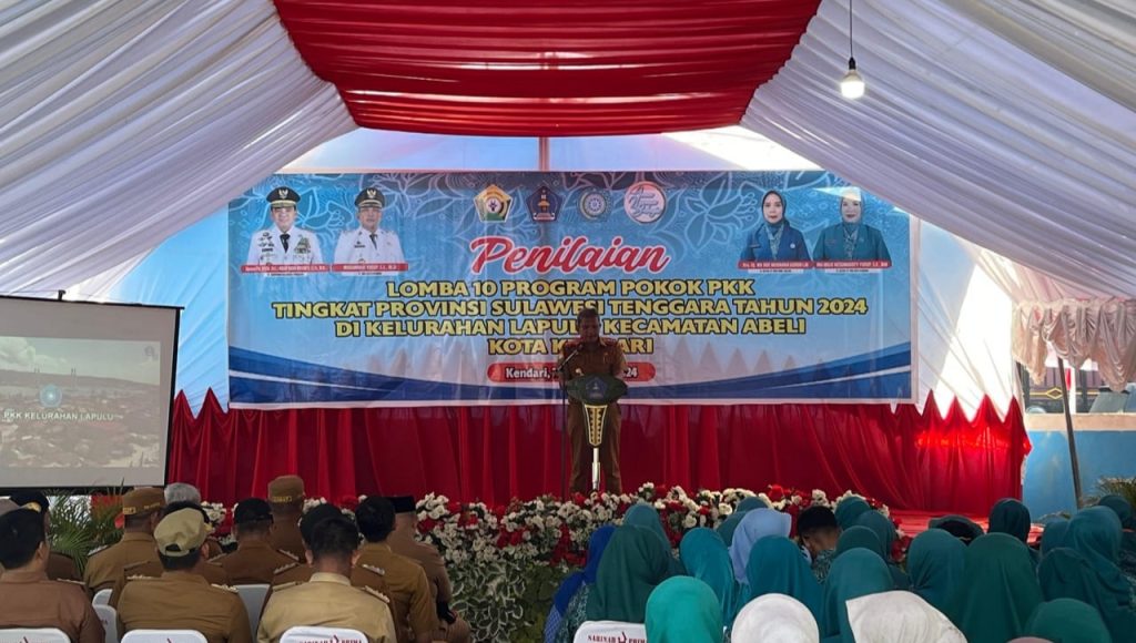 Lomba 10 Program PKK Tingkat Sultra, Terbaik Kelurahan Lapulu