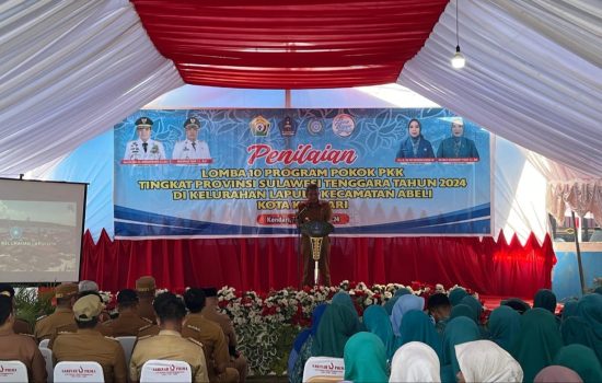Lomba 10 Program PKK Tingkat Sultra, Terbaik Kelurahan Lapulu