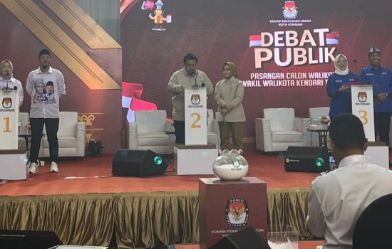 Yudhi-Nirna Gunakan Tagline “Meambo” saat Debat Visi Misi