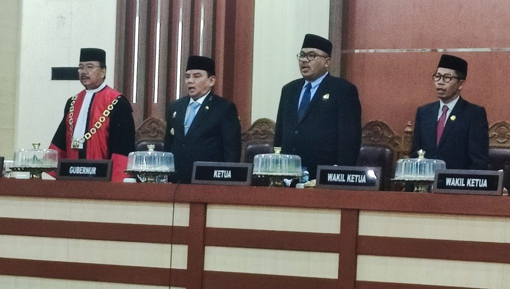 Pimpinan DPRD Sultra Periode 2024-2029 Dilantik