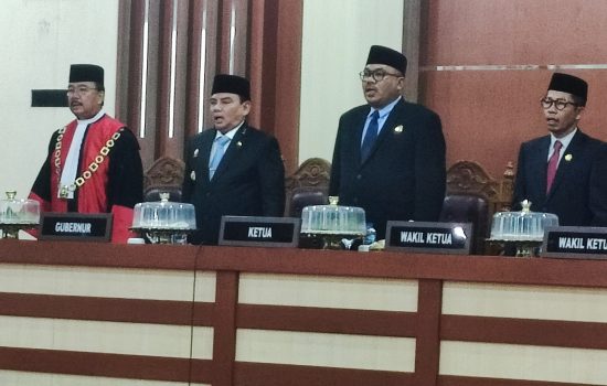 Pimpinan DPRD Sultra Periode 2024-2029 Dilantik