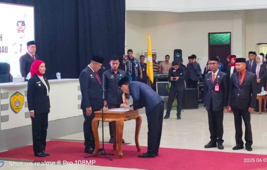 Meizat Amril Tamim Resmi Dilantik Pj Sekda Kota Baubau