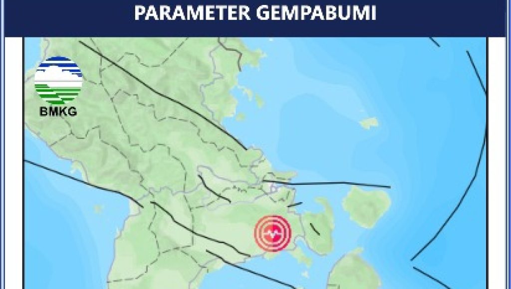 Gempa Guncang Laeya, Konawe Selatan Pagi Ini