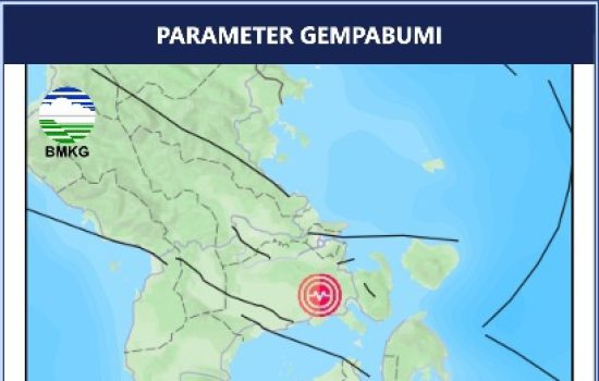 Gempa Guncang Laeya, Konawe Selatan Pagi Ini