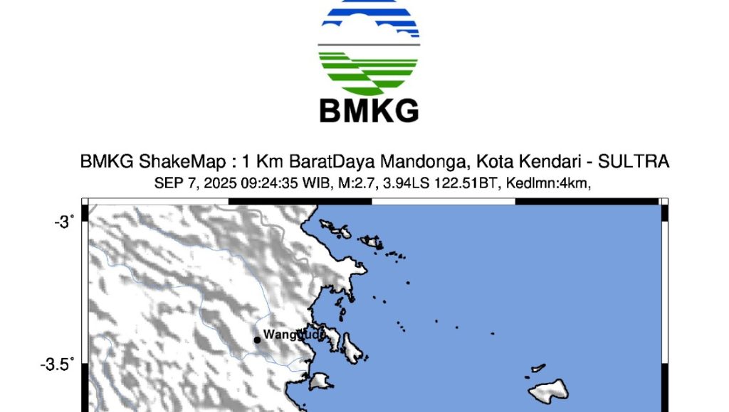 Gempa Bumi di Mandonga Kendari