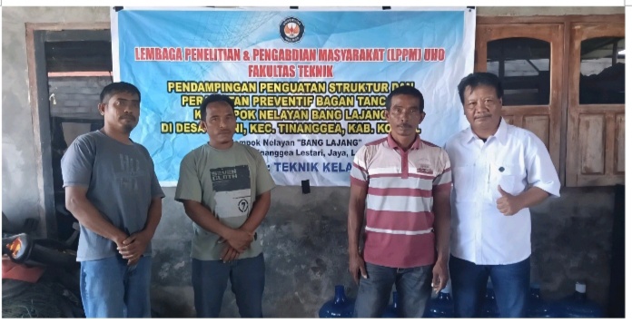 UHO Perkuat Bagan Tancap Nelayan Tinanggea