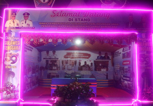 Andil di Pameran Pembangunan 2023, DP3AP2KB Sultra Tampilkan Tiga Program Unggulannya