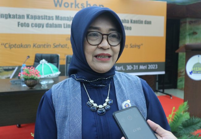 Buka Workshop Pengelolaan Kapastias Manajeman Kantin, Weka Widayanti: Ciptakan Kompetisi Positif
