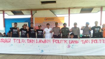 Bawaslu Konkep Ajak Masyarakat Tolak Politik Uang dan Isu Sara