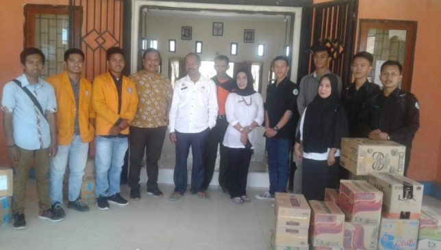 KBM FHIL UHO Peduli Korban Bencana Sulteng