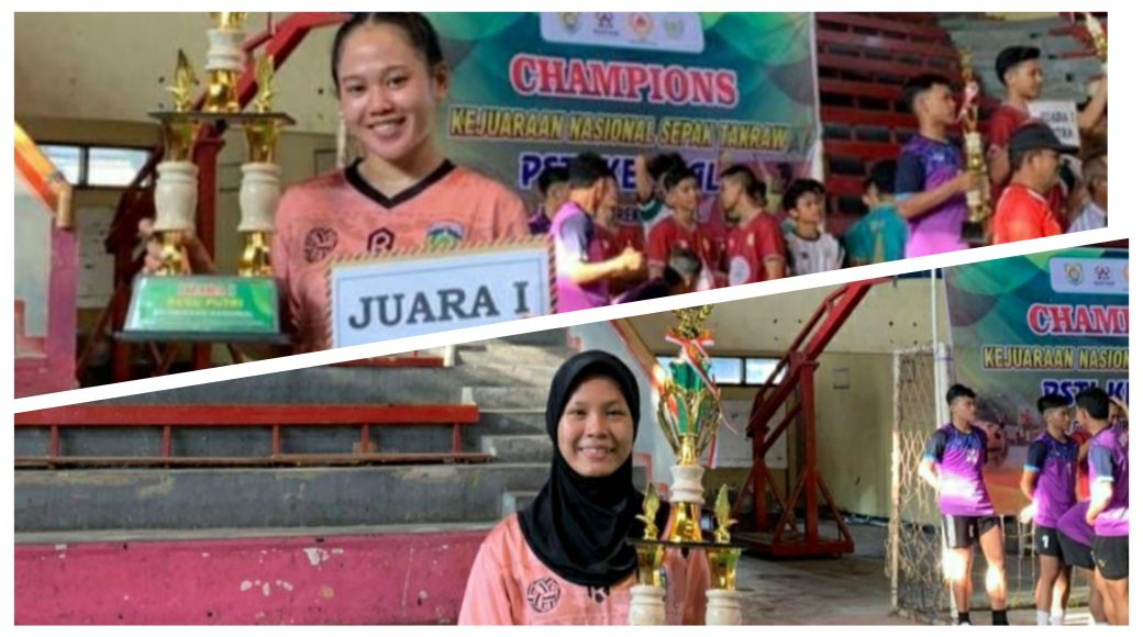 Dua Srikandi Antarkan Sepaktakraw Jepara Juara Umum