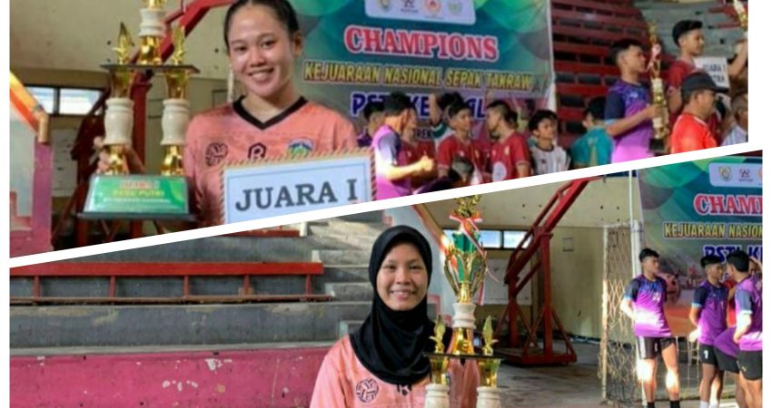 Dua Srikandi Antarkan Sepaktakraw Jepara Juara Umum