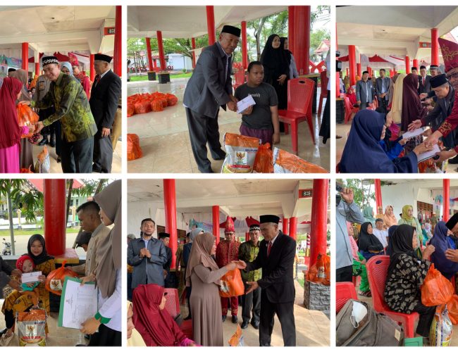 Peringati HAB Kemenag ke 77, Baznas Kolaka Bagikan Bantuan pada Mustahik dan Penyandang Disabilitas