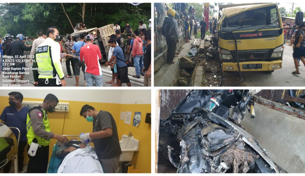 Begini Kronologi Laka Lantas di Lorong Lapas Baruga