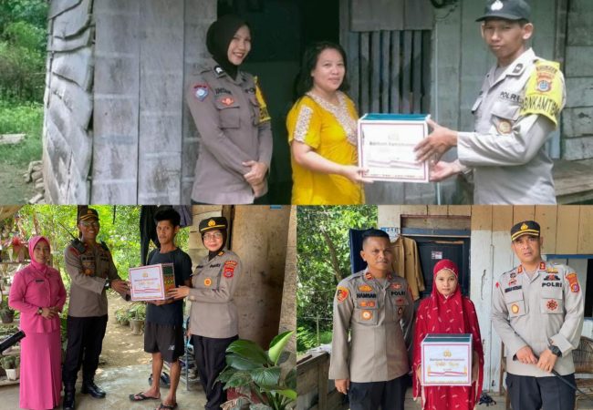 Polres Konawe Salurkan Bantuan Sosial Kemanusiaan