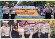 Satgas Preemtif Ops Keselamatan Anoa 2024 Gelar Giat Binluh dan Bagi Sembako di Jalan Lasolo
