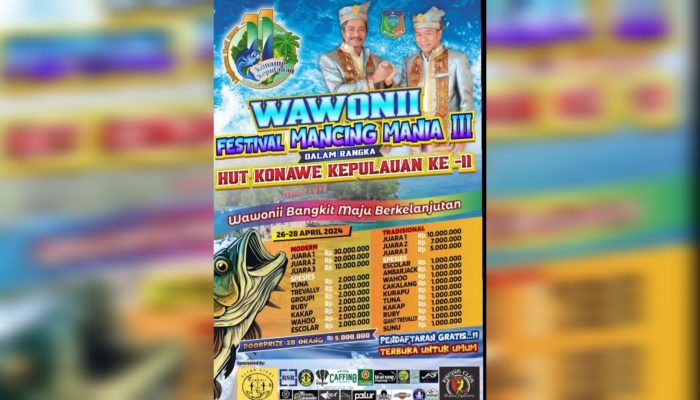 Pemda Konkep Gelar Festival Mancing di Momen HUT ke 11
