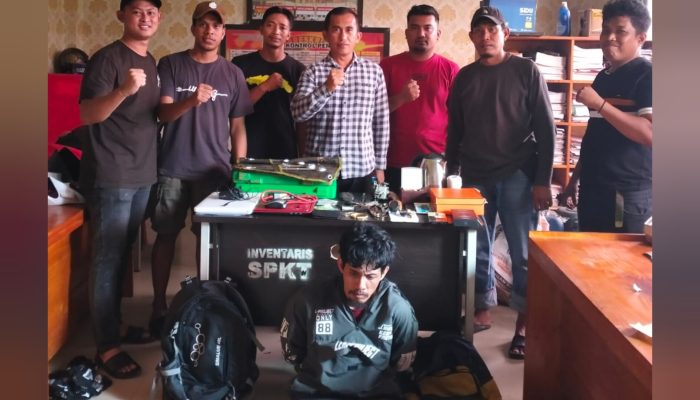Satreskrim Polres Kolut Berhasil Amankan Spesialis Maling Rumah Kosong