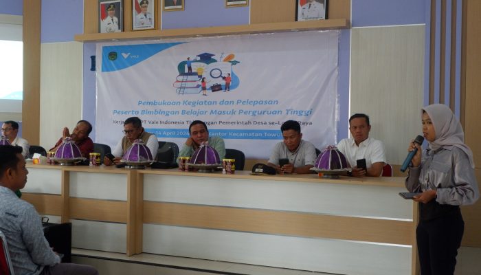 Melalui Bimbel Masuk Perguruan Tinggi, PT Vale Tingkatkan Kualitas SDM Bidang Pendidikan