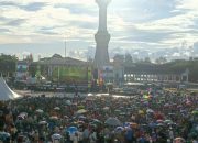 Puluhan Ribu Umat Kristiani Hadiri Peringatan Kenaikan Yesus Kristus di Tugu Religi Sultra
